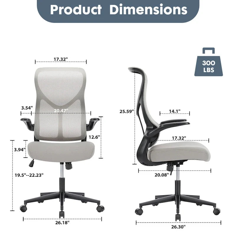 Bequemer ergonomischer Bürostuhl mit verstellbaren Funktionen für optimalen Halt und Entspannung.
