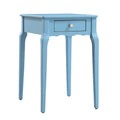 Table d’appoint en bois avec rangement et 1 tiroir