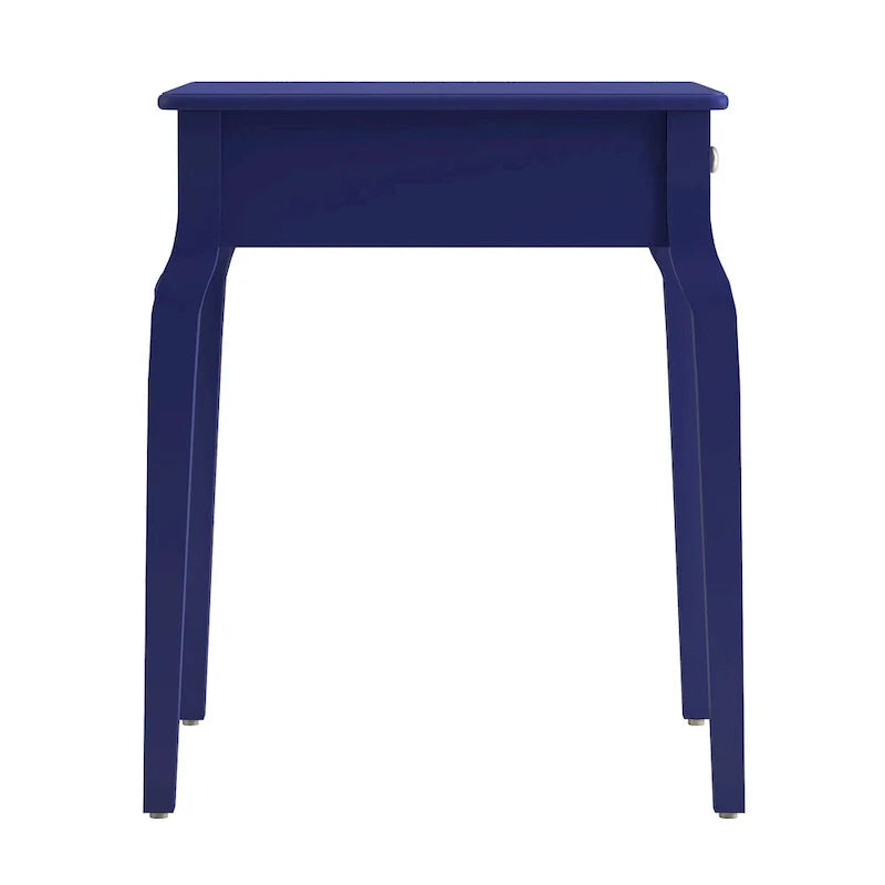 Table d’appoint en bois avec rangement et 1 tiroir