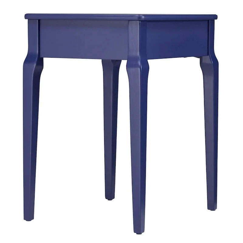 Table d’appoint en bois avec rangement et 1 tiroir
