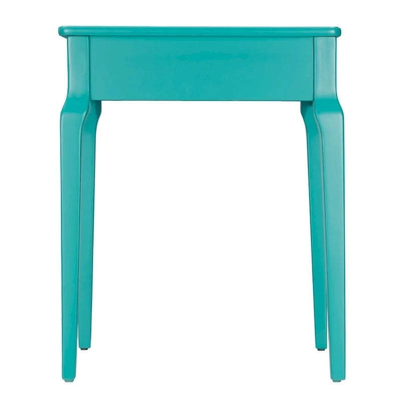 Table d’appoint en bois avec rangement et 1 tiroir