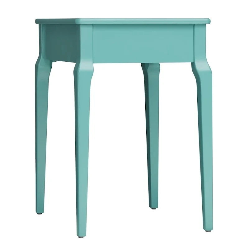 Table d’appoint en bois avec rangement et 1 tiroir