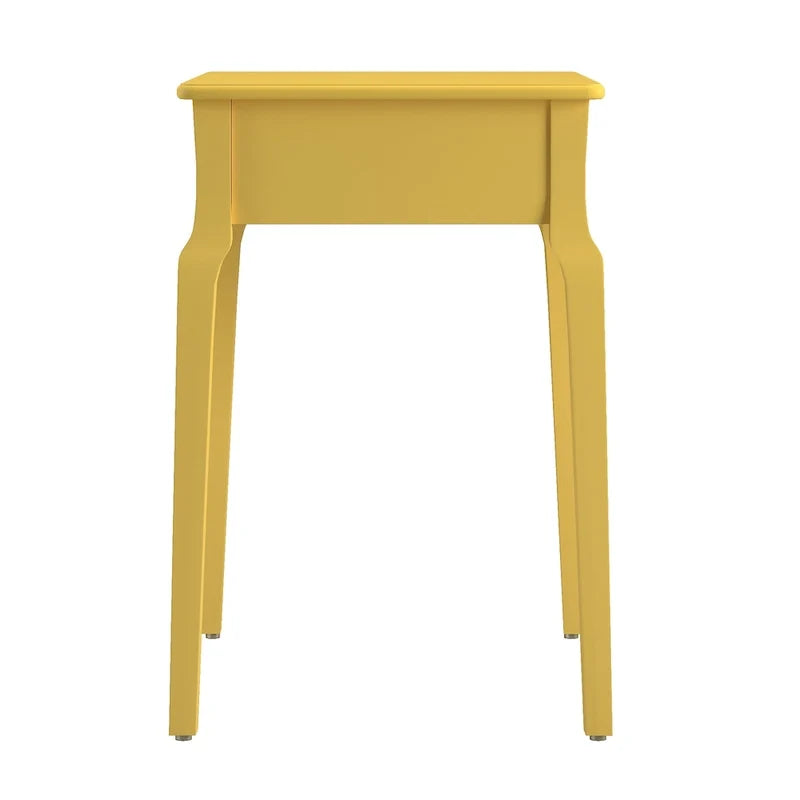 Table d’appoint en bois avec rangement et 1 tiroir