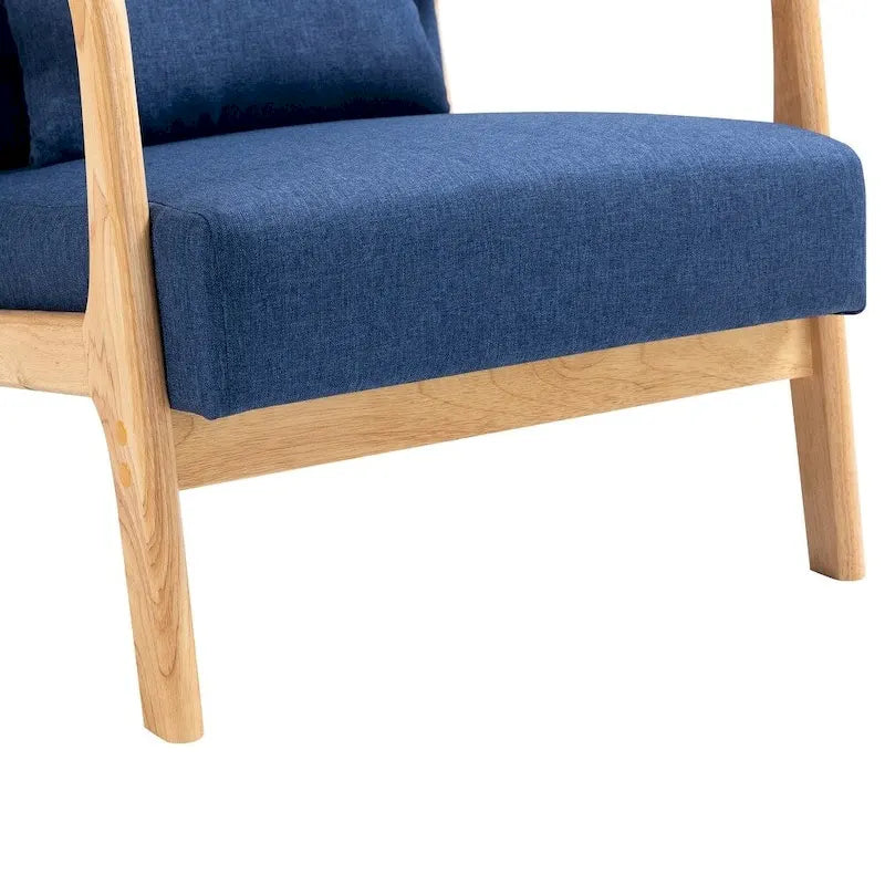 Gepolsterter moderner Akzent-Sessel mit Kissen