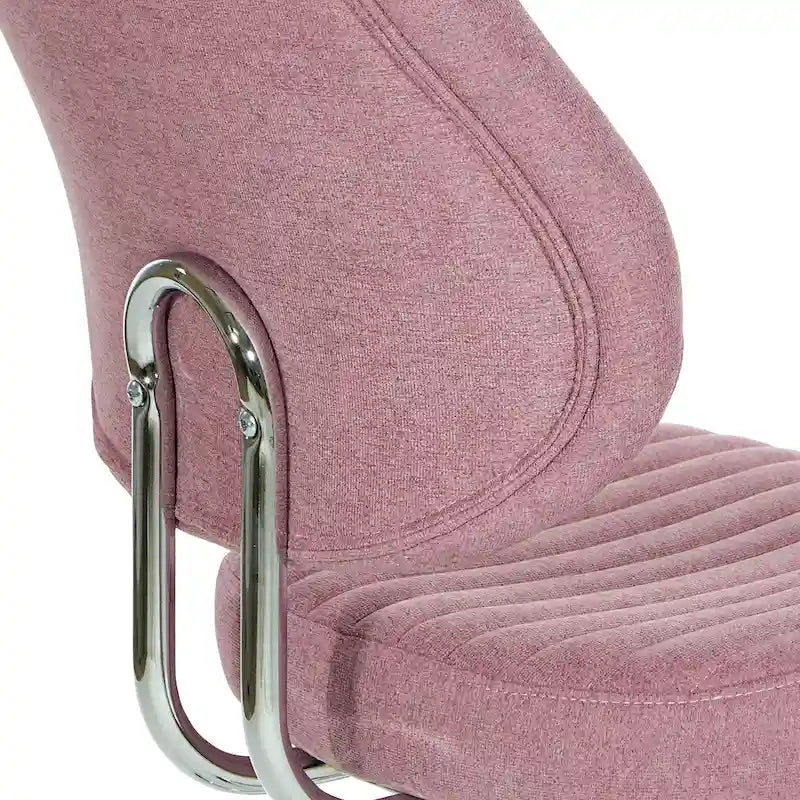 Chaise de bureau pivotante en tissu gris, pour le télétravail à la maison