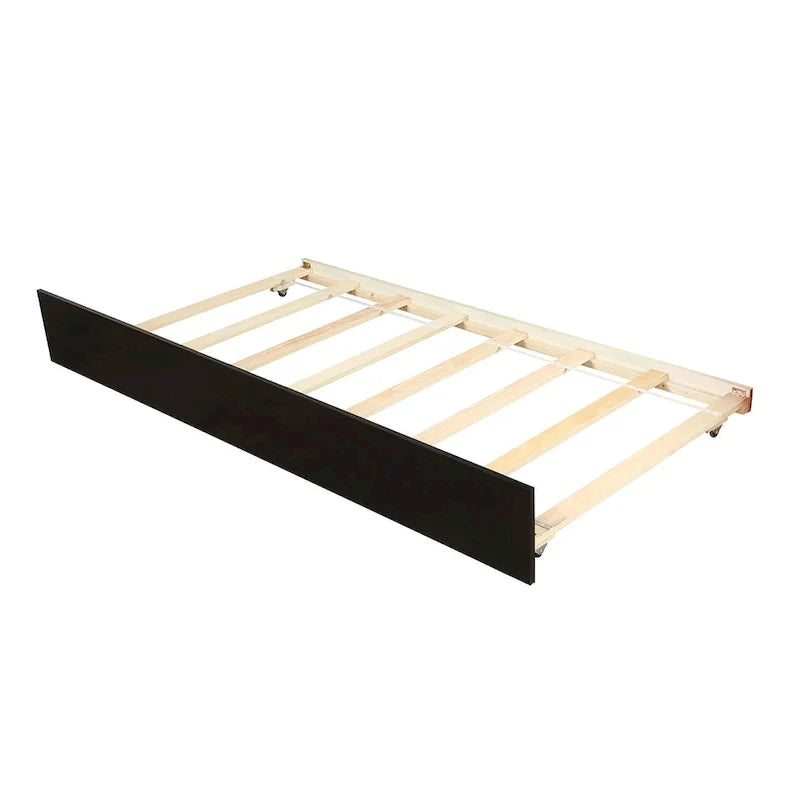 Twin Size Platform Bed with Trundle