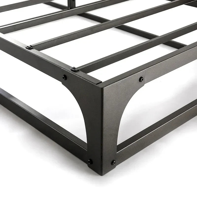 Estructura de cama con plataforma de metal resistente de 9 pulgadas