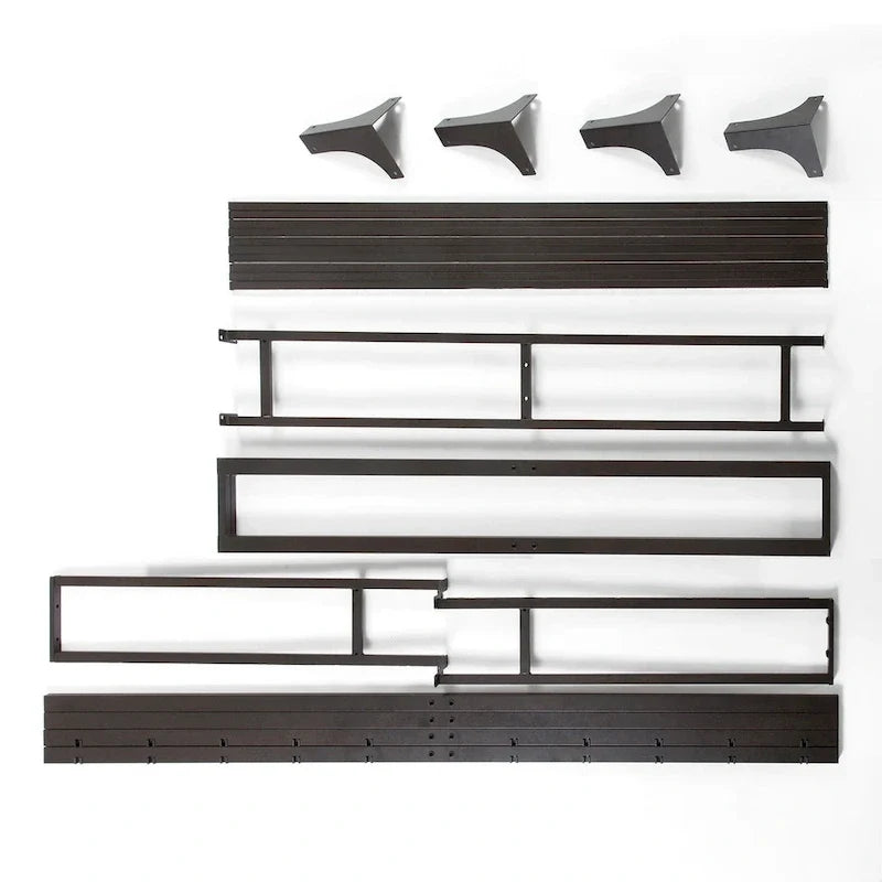 Estructura de cama con plataforma de metal resistente de 9 pulgadas