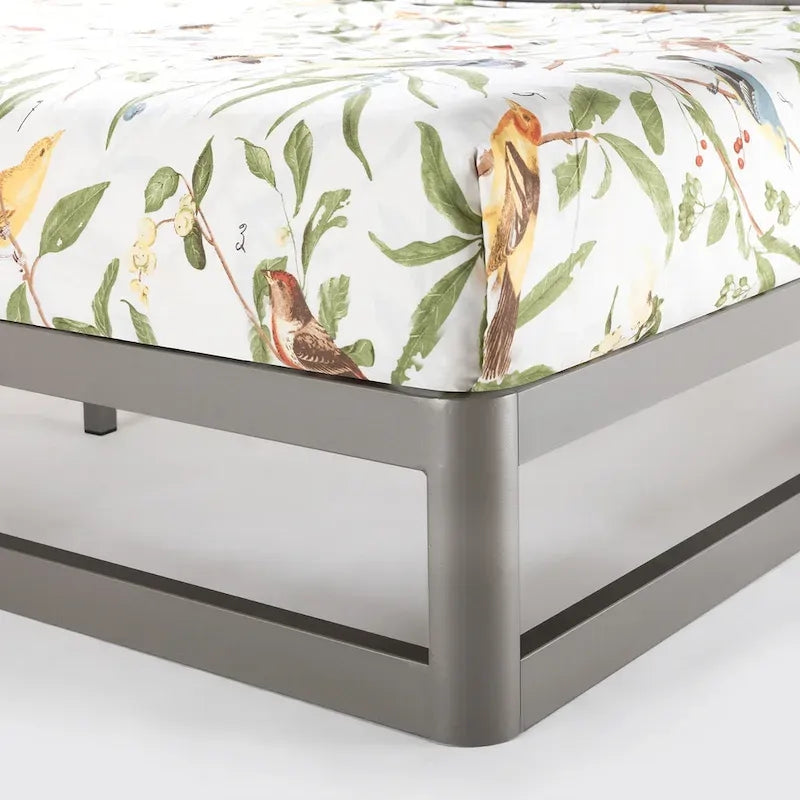 Estructura de cama con plataforma de metal resistente de 9 pulgadas