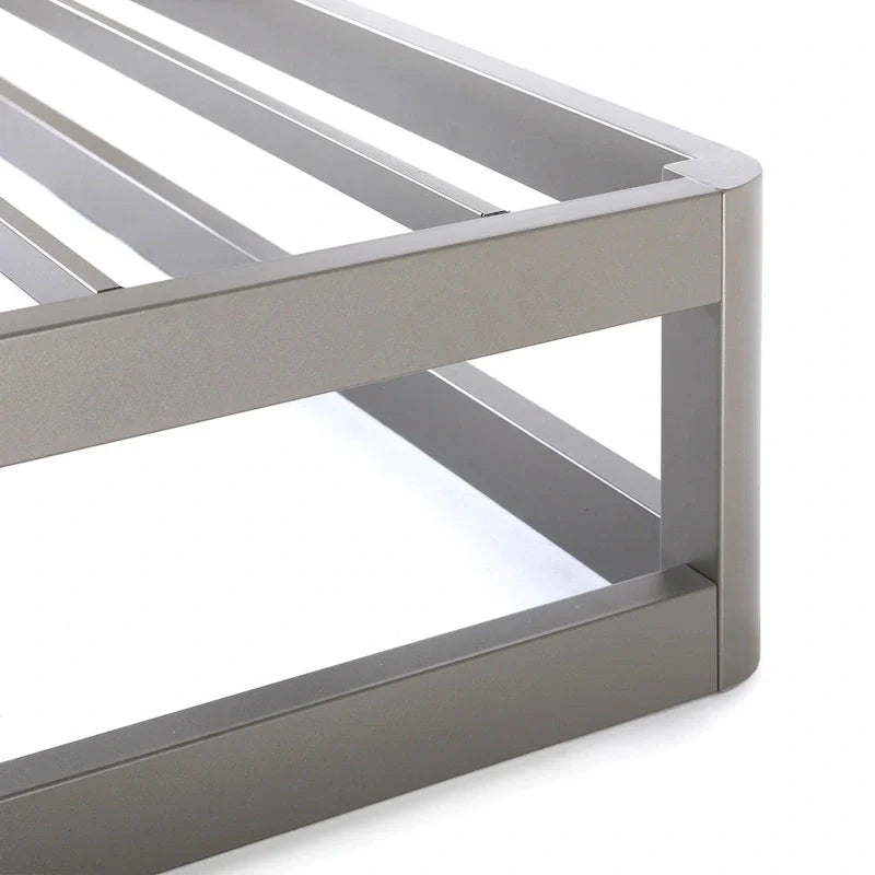 Estructura de cama con plataforma de metal resistente de 9 pulgadas