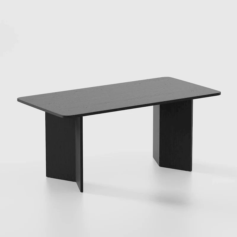 Quadratischer Esstisch aus Massivholz für 6-8 Personen im nordischen Stil
