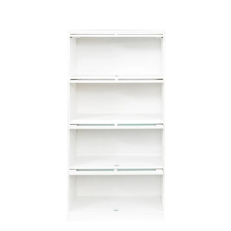 Modern Glass Doors Office Storage Cabinet Dustproof Bookshelf