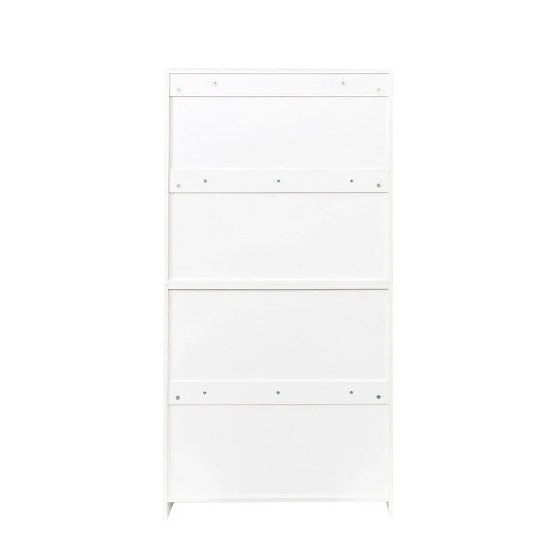 Modern Glass Doors Office Storage Cabinet Dustproof Bookshelf