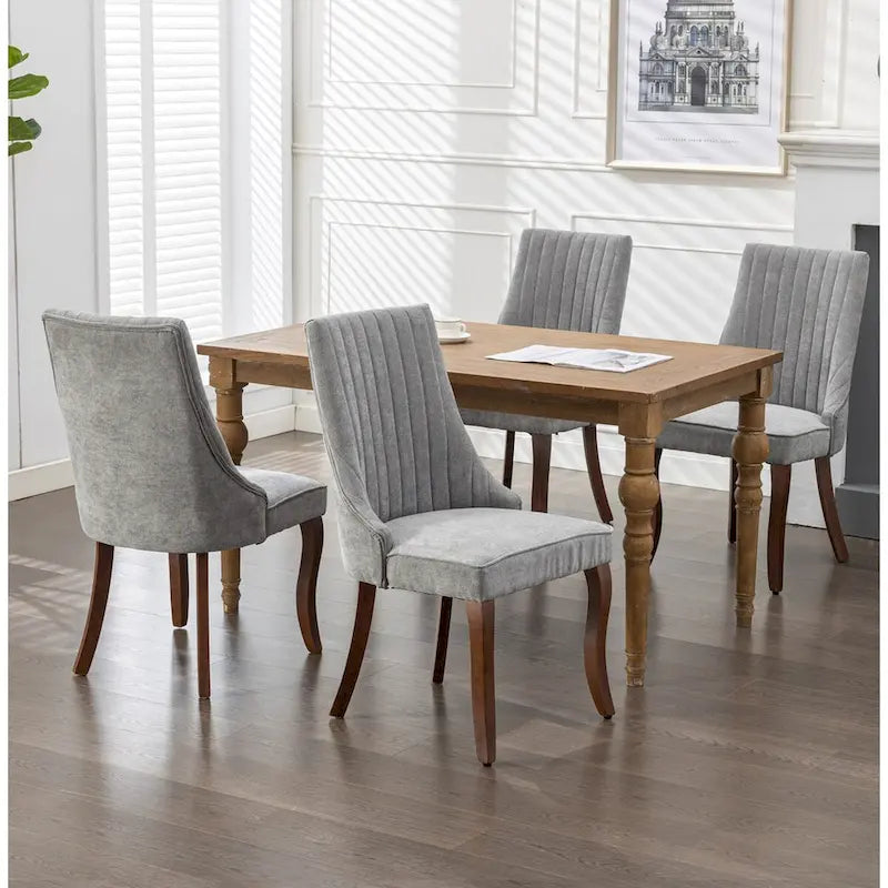 Upholstered Dining Side Chair Accent Chair Set of 2)