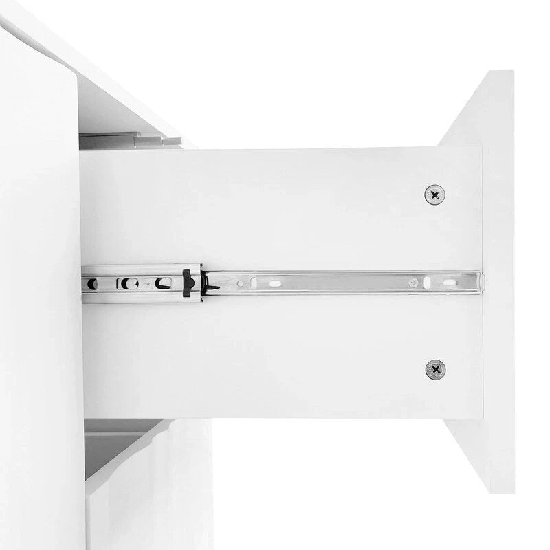 Aufbewahrungsschrank mit Wellenmuster, 2 Türen und 2 Schubladen, verstellbar, geeignet für Arbeitszimmer, Eingangsbereich und Wohnzimmer
