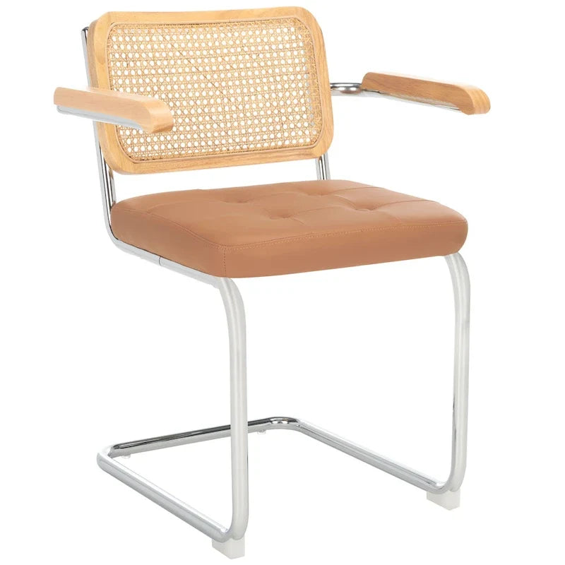 Rattan Cantilever Dining Chair Set of 2
