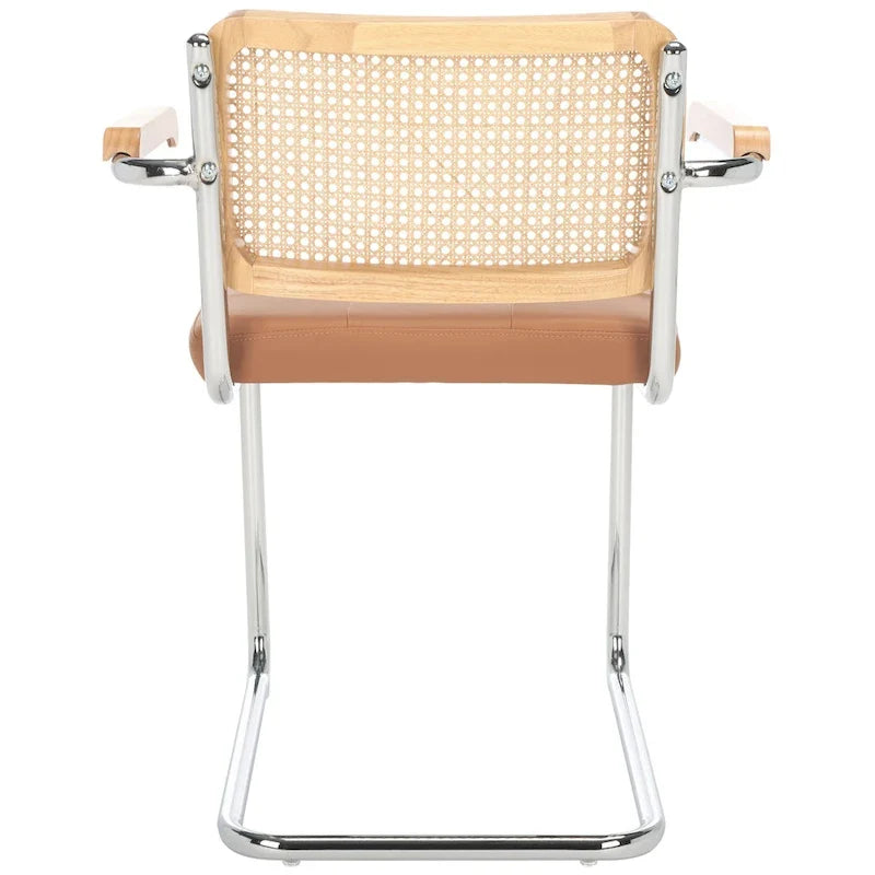 Rattan Cantilever Dining Chair Set of 2